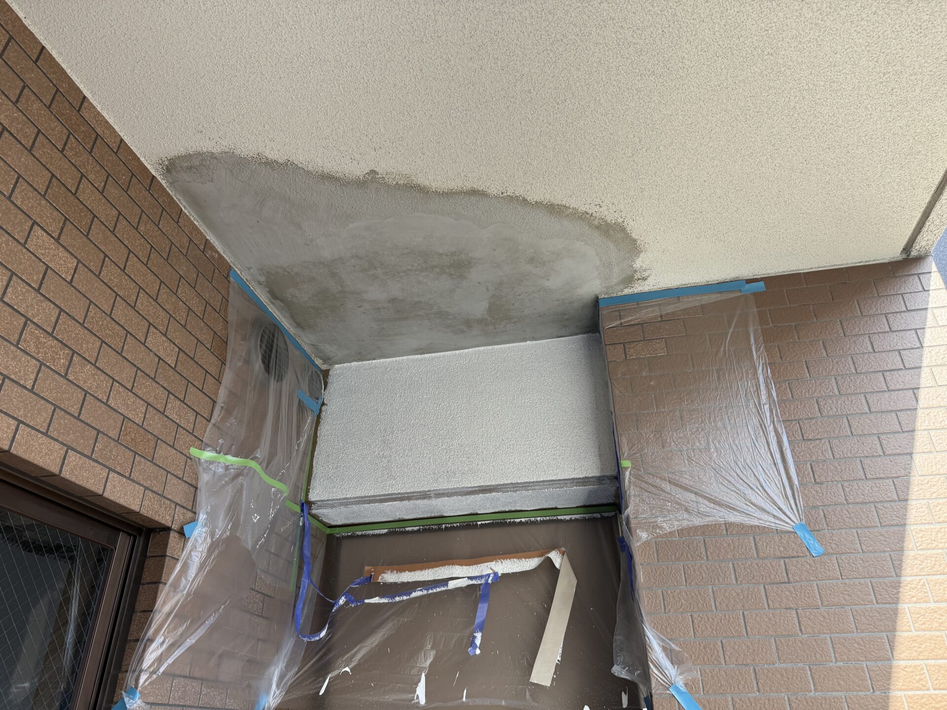 【マンション】ベランダ補修塗装工事